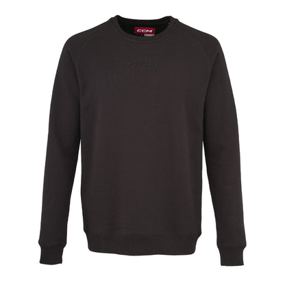 CCM ADULT CORE BLACK FLEECE CREWNECK