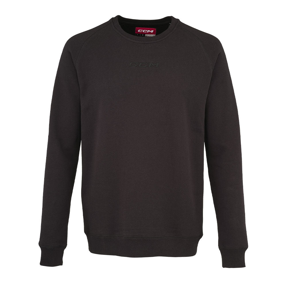 CCM YOUTH CORE BLACK FLEECE CREWNECK
