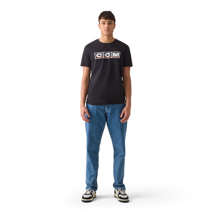 CCM PRIDE ADULT BLACK T SHIRT