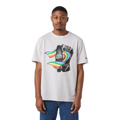 CCM PRIDE ADULT GREY T SHIRT