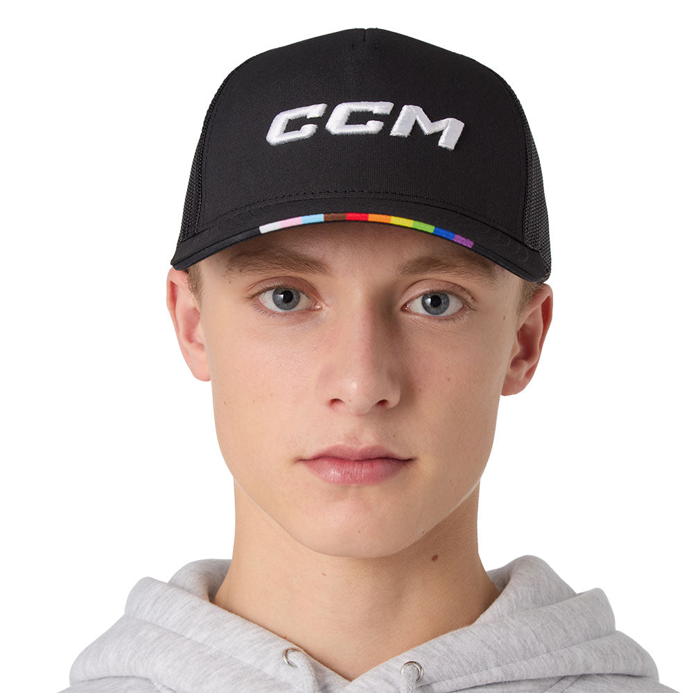 CCM PRIDE ADULT MESHBACK TRUCKER HAT