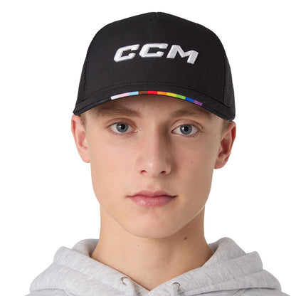 CCM PRIDE ADULT MESHBACK TRUCKER HAT