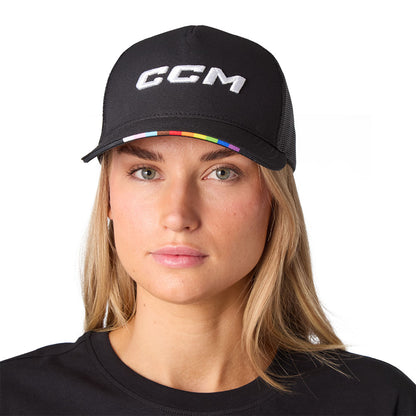 CCM PRIDE ADULT MESHBACK TRUCKER HAT