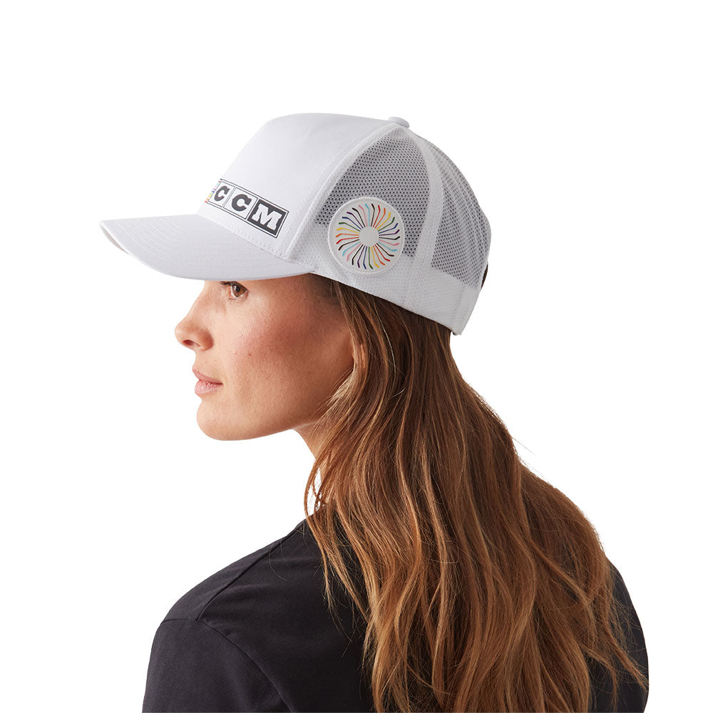CCM PRIDE VINTAGE WHITE HAT