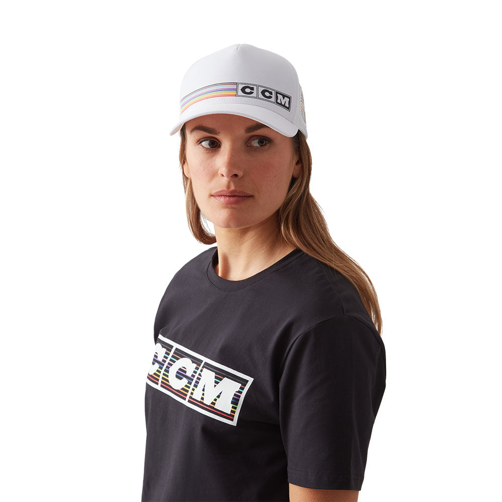 CCM PRIDE VINTAGE WHITE HAT