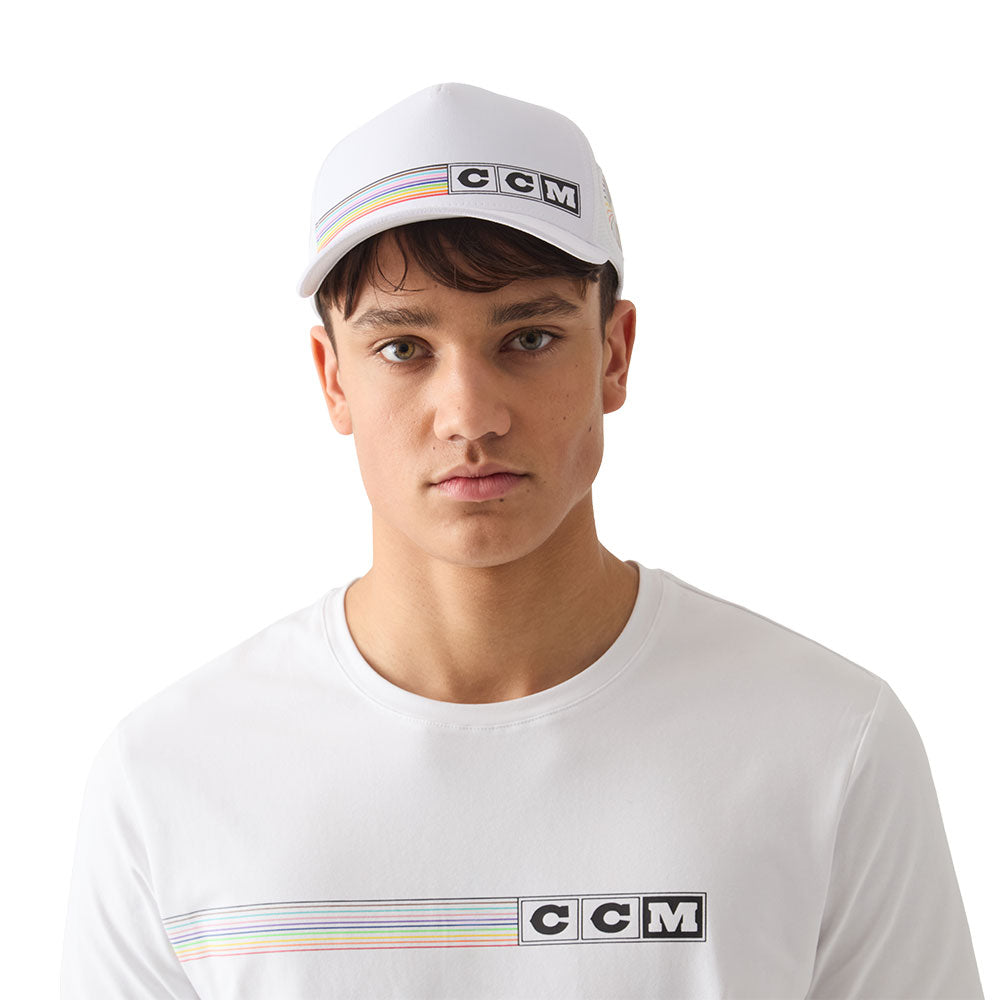 CCM PRIDE VINTAGE WHITE HAT