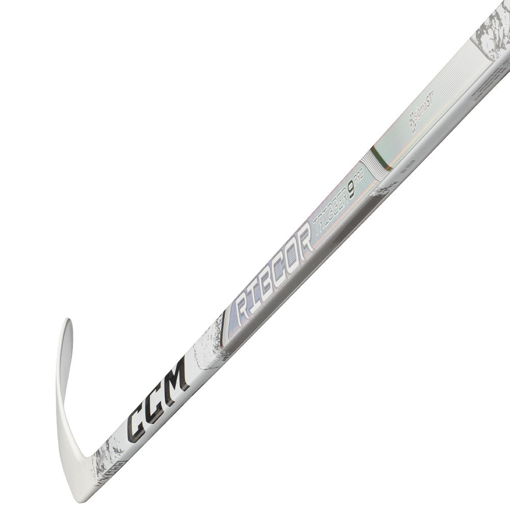 CCM RIBCOR TRIGGER 9 PRO WHITE SENIOR HOCKEY STICK