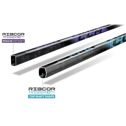 CCM Ribcor Trigger 10 Pro Teal Junior Hockey Stick