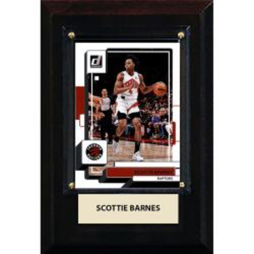 NBA Scottie Barnes Plaque With Card 4X6