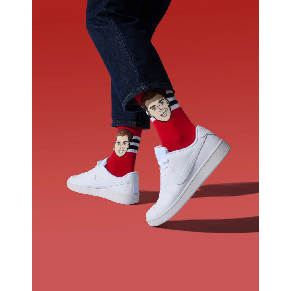 MAJOR LEAGUE SOCKS CHICAGO BLACKHAWKS CONNOR BEDARD SOCKS