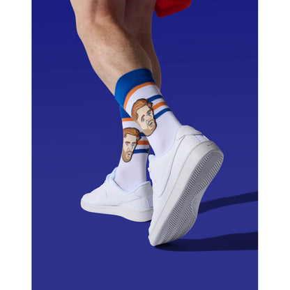 MAJOR LEAGUE SOCKS EDMONTON OILERS CONNOR MCDAVID SOCKS