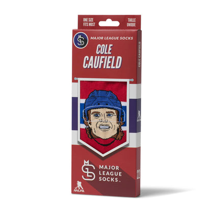 MAJOR LEAGUE SOCKS MONTREAL CANADIENS COLE CAUFIELD SOCKS