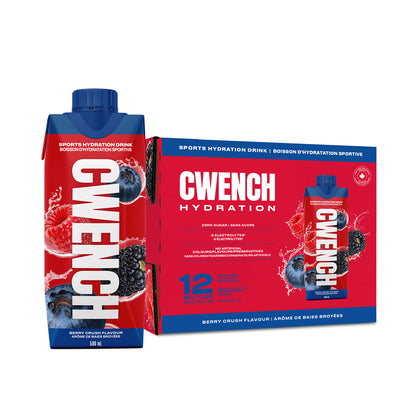 CWENCH ISOTONIC BERRY CRUSH READY TO DRINK - 12 PACK