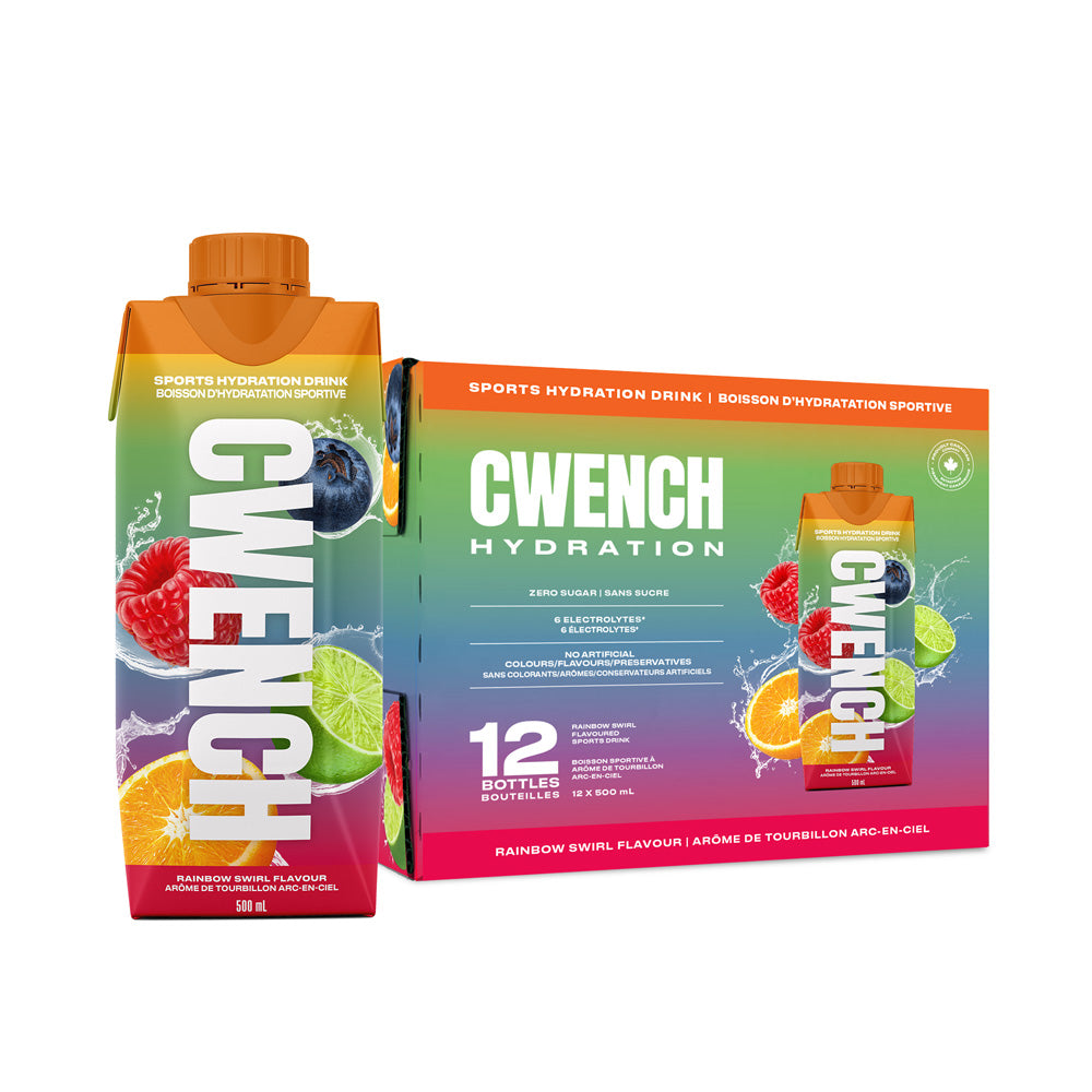 CWENCH ISOTONIC RAINBOW SWIRL READY TO DRINK - 12 PACK