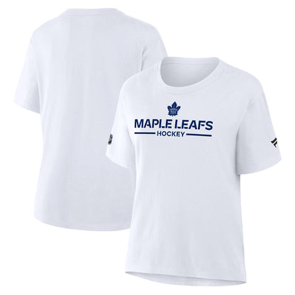 Fanatics Toronto Maple Leafs Authentic Pro Primary Women's White T Shirt
