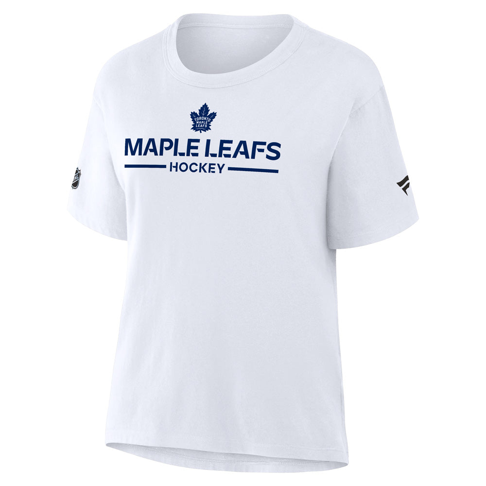 Fanatics Toronto Maple Leafs Authentic Pro Primary Women's White T Shirt