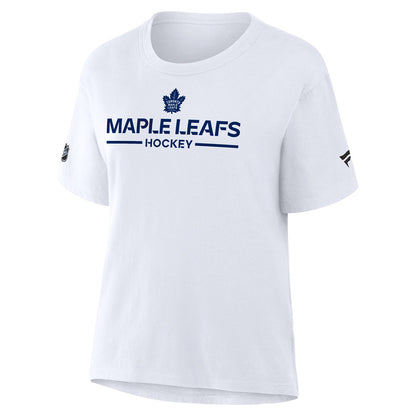 Fanatics Toronto Maple Leafs Authentic Pro Primary Women's White T Shirt