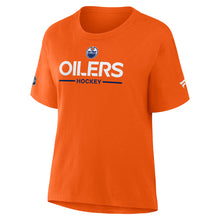 Fanatics Edmonton Oilers Authentic Pro Primary Women's Orange T Shirt