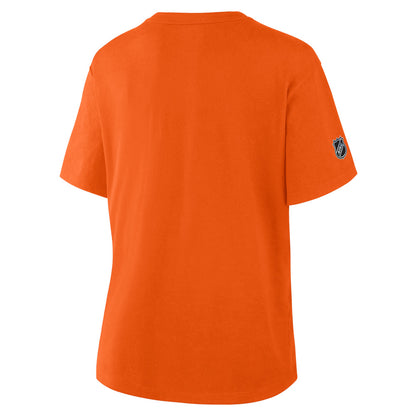 Fanatics Edmonton Oilers Authentic Pro Primary Women's Orange T Shirt