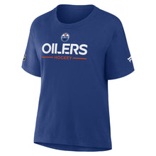 Women's Edmonton Oilers Primary Cotton Short Sleeve T-Shirt