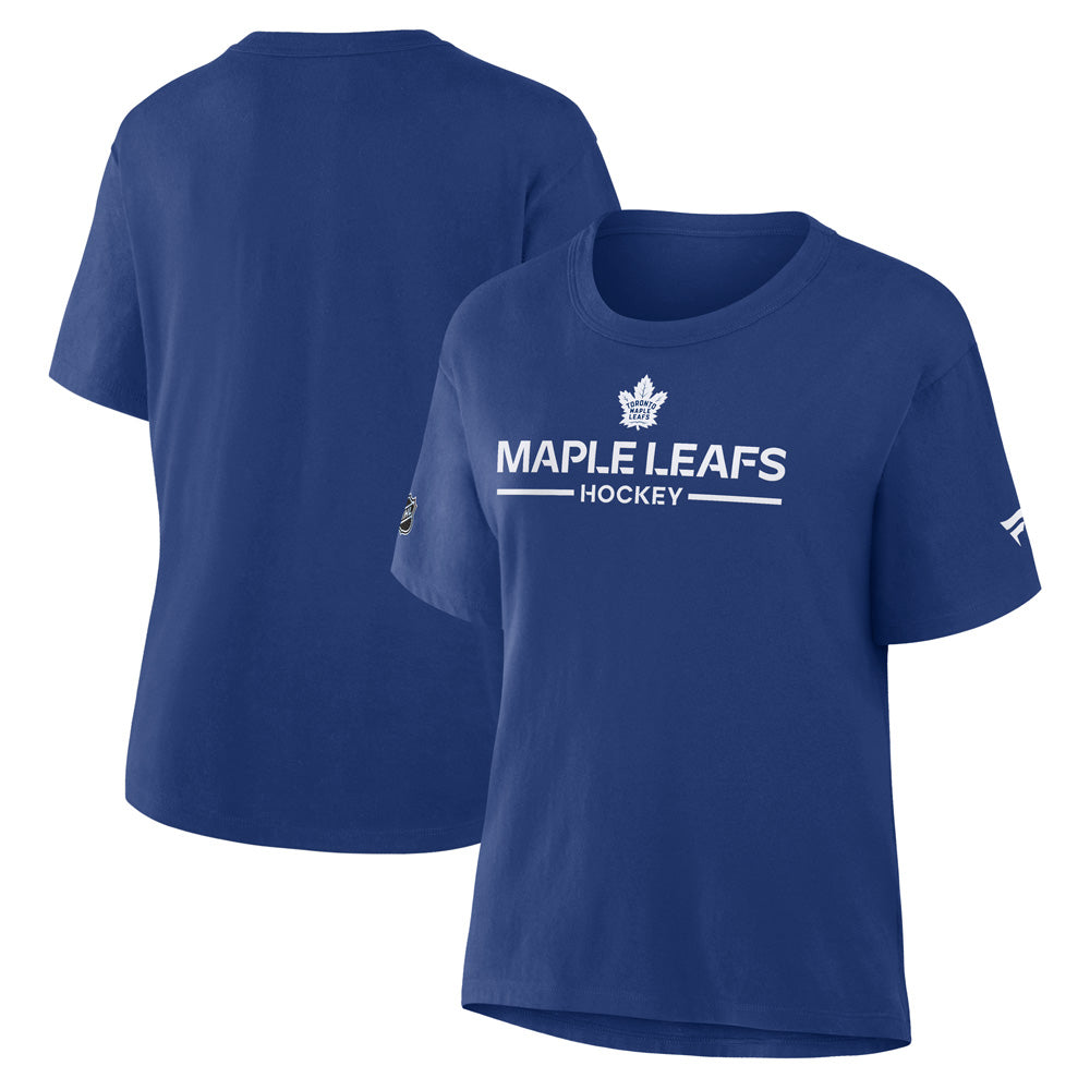 Fanatics Toronto Maple Leafs Authentic Pro Primary Women's Blue T Shirt