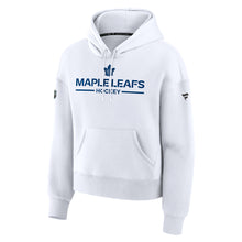 Fanatics Toronto Maple Leafs Authentic Pro Primary Women's White Fleece Pullover Hoodie