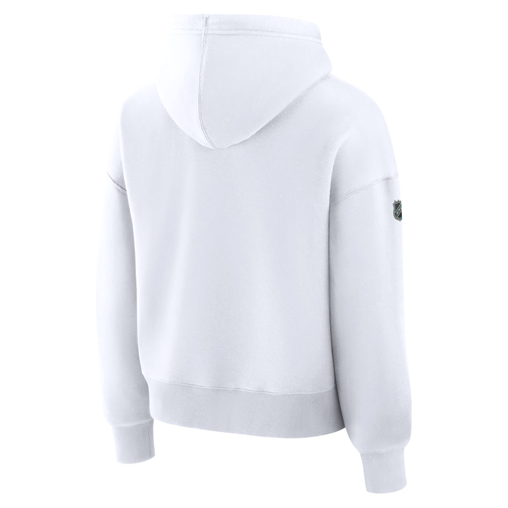 Fanatics Toronto Maple Leafs Authentic Pro Primary Women's White Fleece Pullover Hoodie