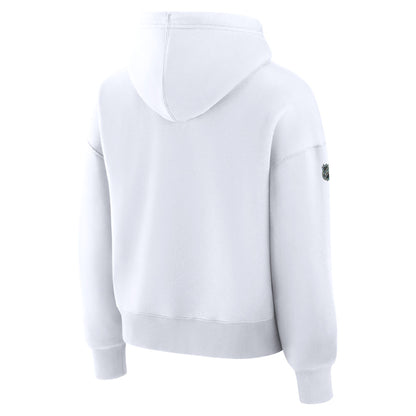 Fanatics Toronto Maple Leafs Authentic Pro Primary Women's White Fleece Pullover Hoodie