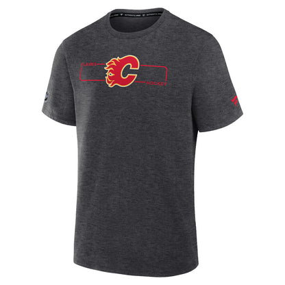 Fanatics Calgary Flames Authentic Pro Primary Men's Grey T Shirt