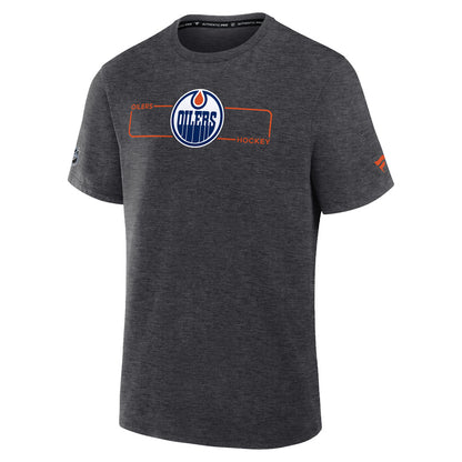 Fanatics Edmonton Oilers Authentic Pro Primary Men's Grey T Shirt