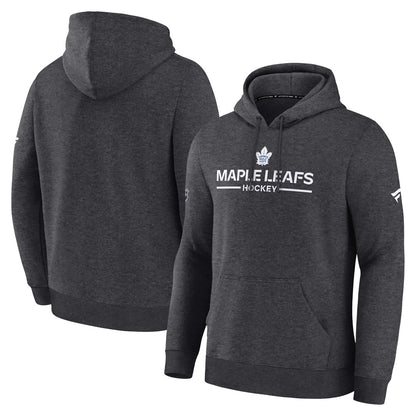 Fanatics Toronto Maple Leafs Authentic Pro Primary Grey Fleece Pullover Hoodie