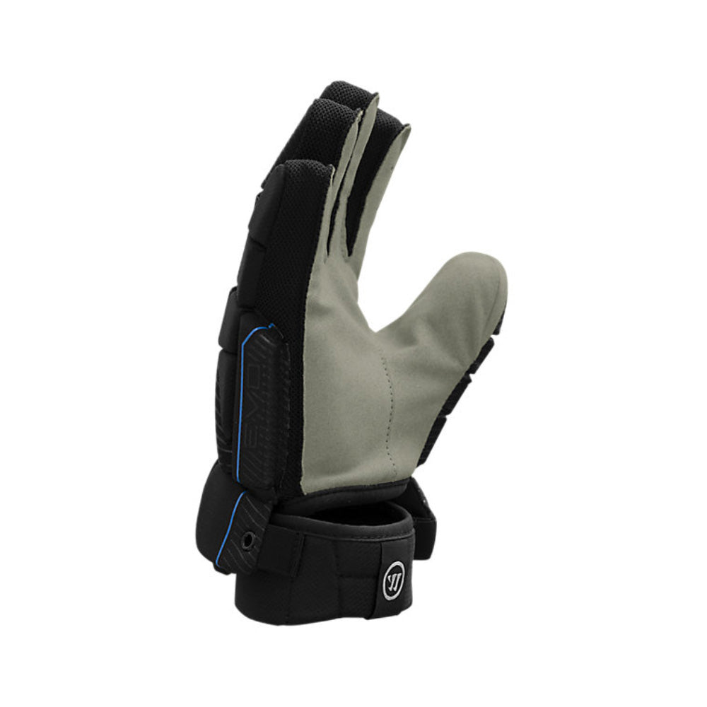 Warrior Evo Rise Youth Black Lacrosse Gloves