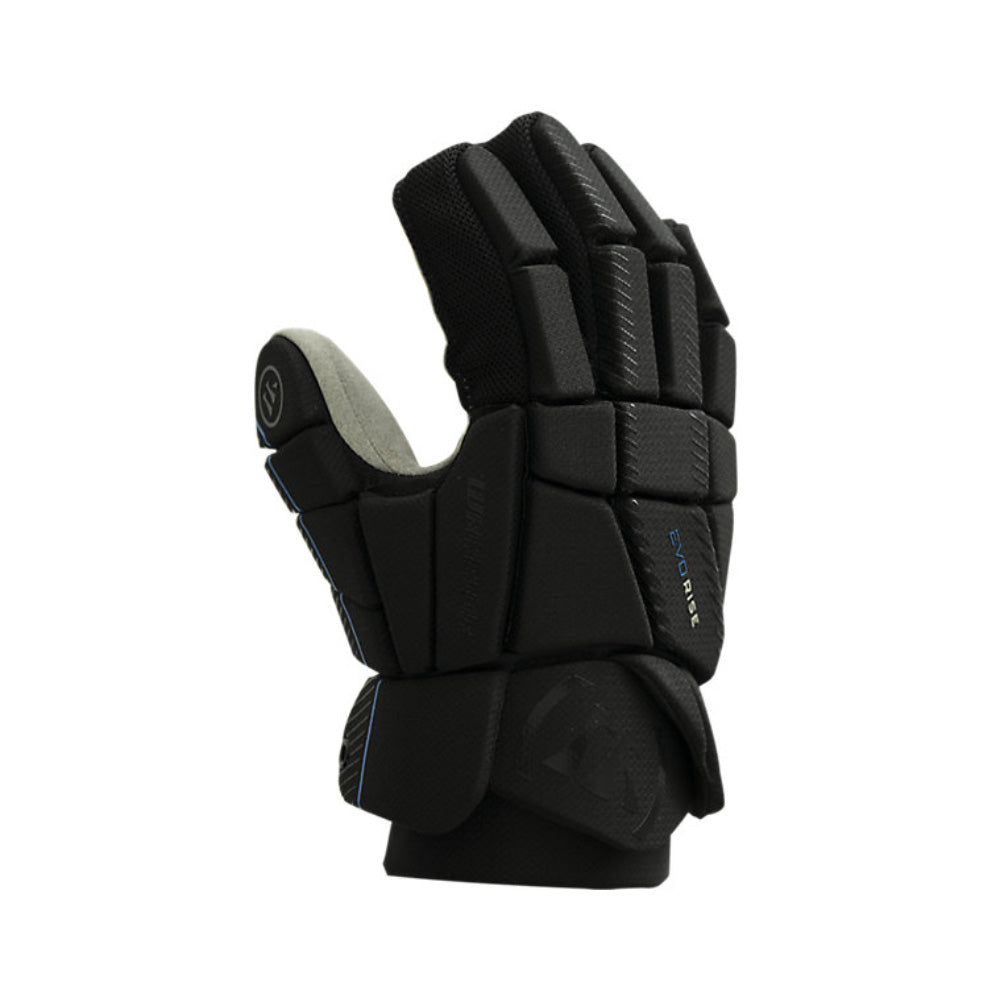 Warrior Evo Rise Youth Black Lacrosse Gloves