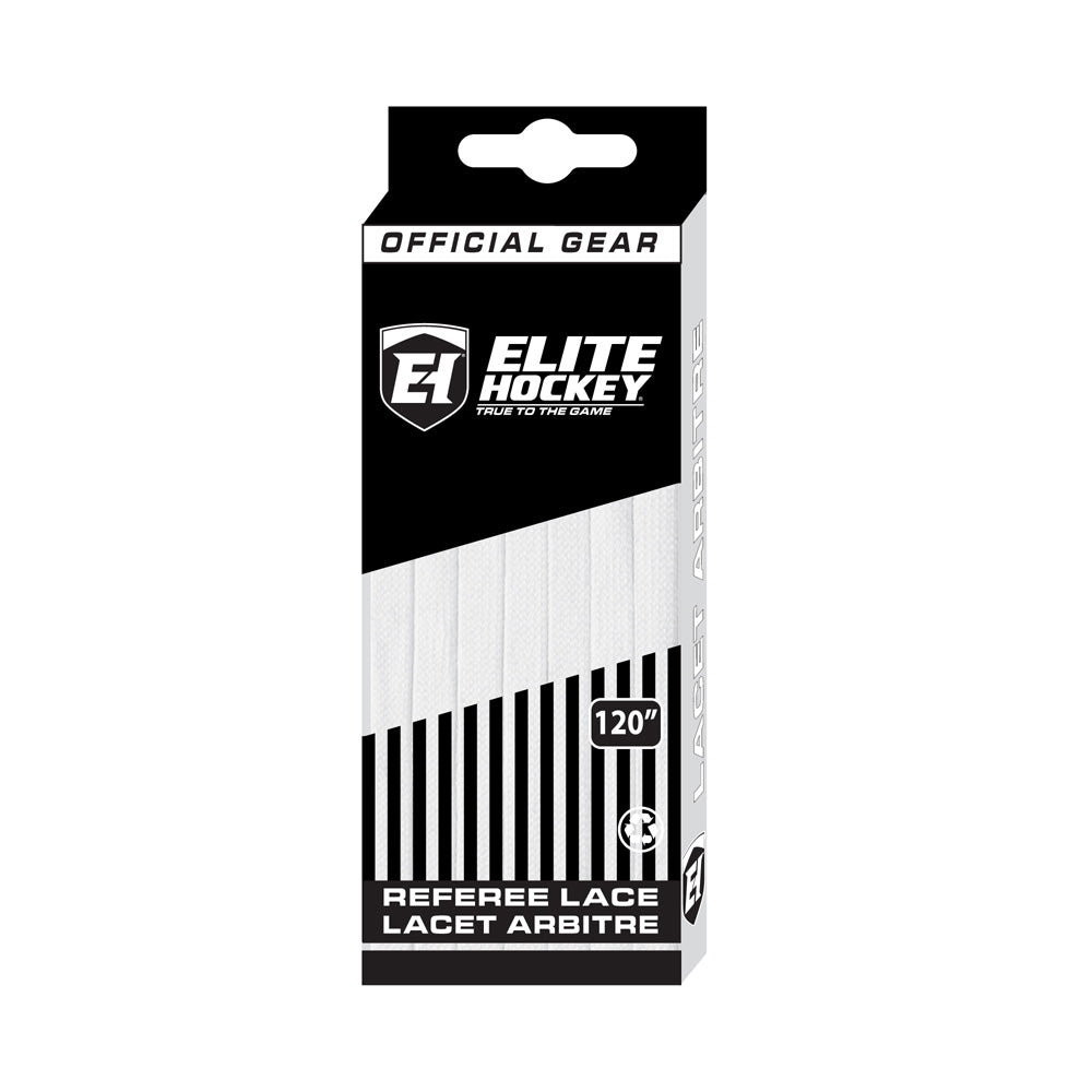 Elite White Laces Referee - 120"