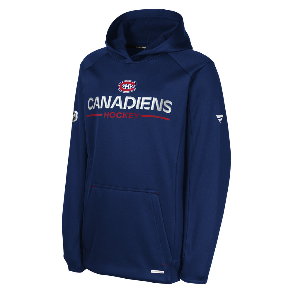 Outerstuff Montreal Canadiens Authentic Pro Rink Children's Navy Hoodie
