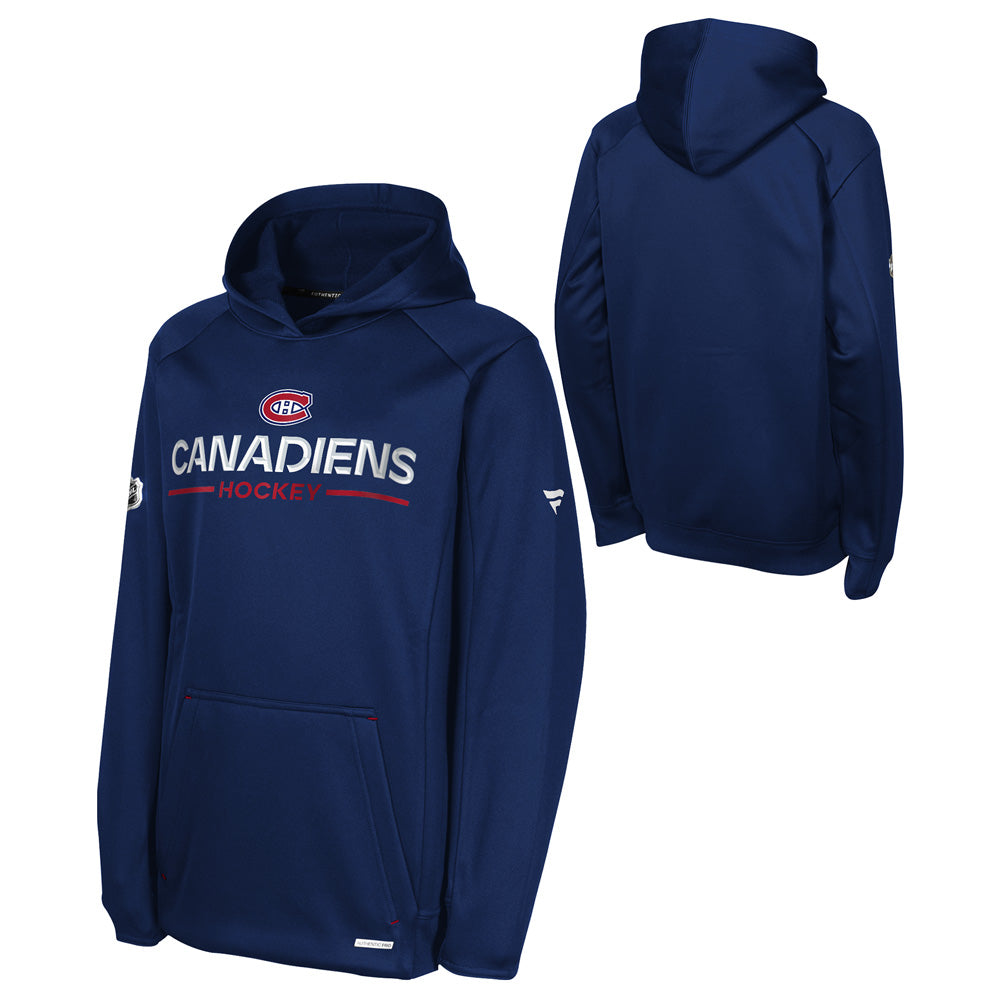 Outerstuff Montreal Canadiens Authentic Pro Rink Children's Navy Hoodie