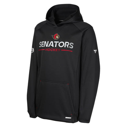 Outerstuff Ottawa Senators Authentic Pro Rink Children's Black Hoodie
