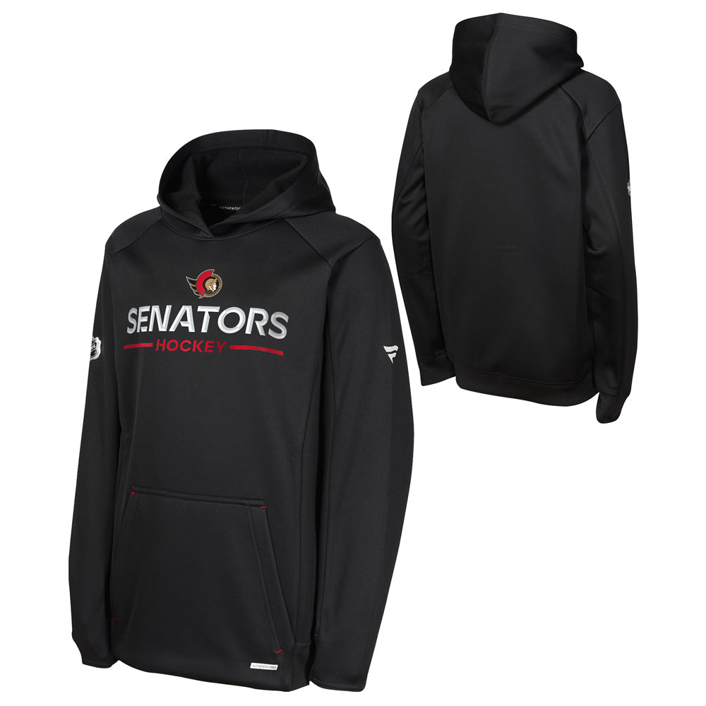 Outerstuff Ottawa Senators Authentic Pro Rink Children's Black Hoodie