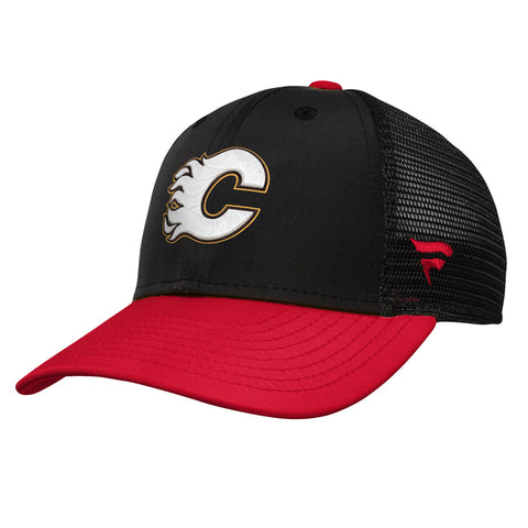 CALGARY FLAMES YOUTH STRUCTURED ADJUSTABLE HAT