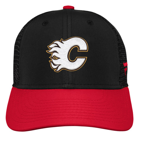 CALGARY FLAMES YOUTH STRUCTURED ADJUSTABLE HAT