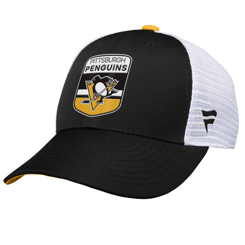 PITTSBURGH PENGUINS YOUTH TRUCKER DRAFT HAT