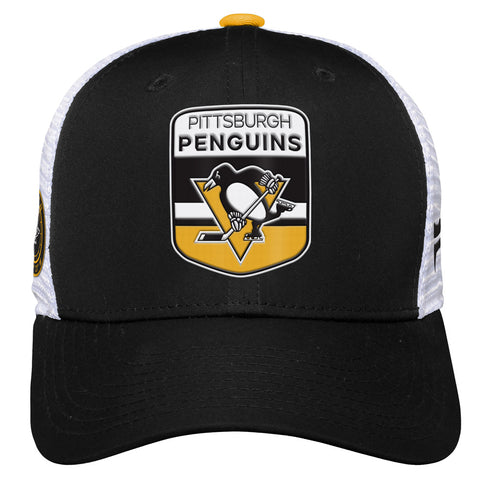 PITTSBURGH PENGUINS YOUTH TRUCKER DRAFT HAT