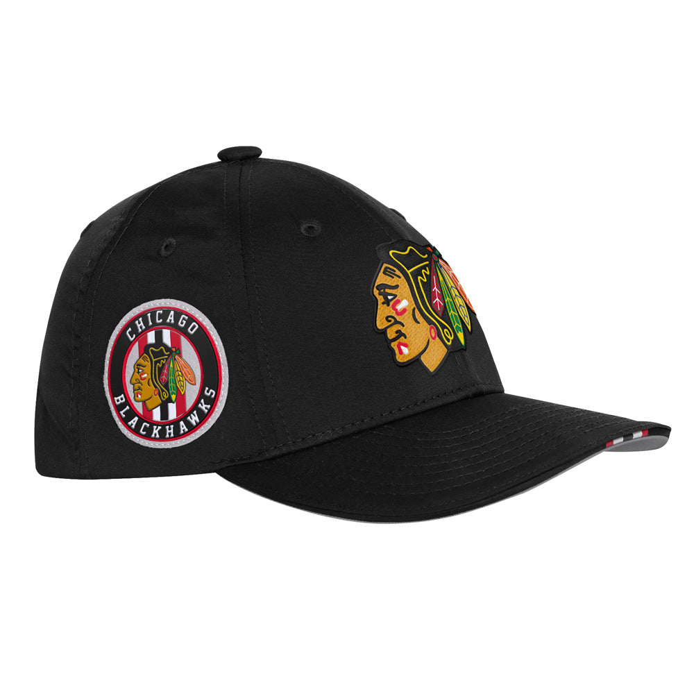 Outerstuff Chicago Blackhawks Draft Podium Youth Black Hat