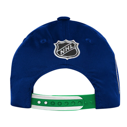 Outerstuff Vancouver Canucks Draft Podium Youth Dark Blue Hat
