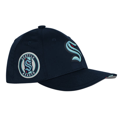 Outerstuff Seattle Kraken Draft Podium Youth Navy Hat