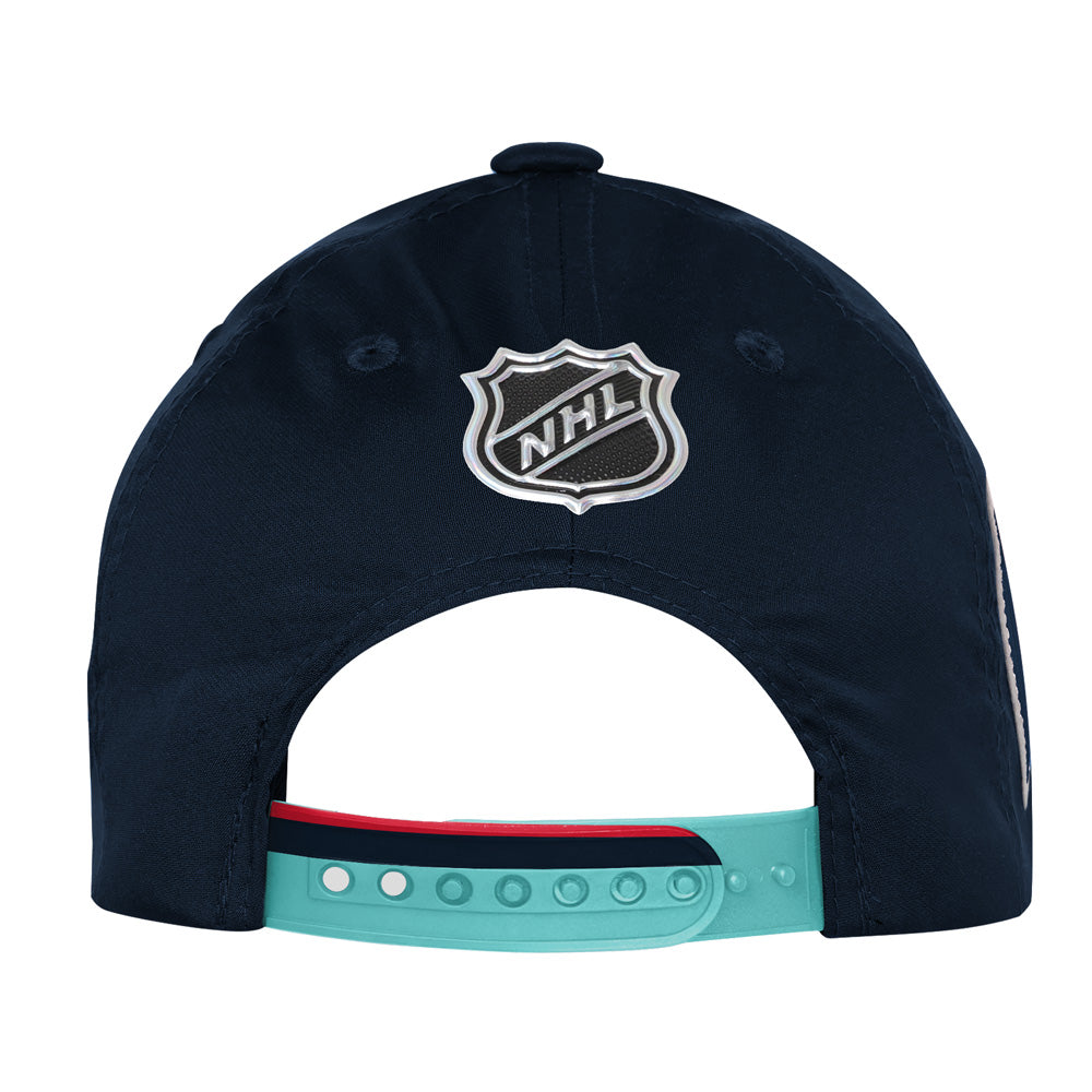 Outerstuff Seattle Kraken Draft Podium Youth Navy Hat
