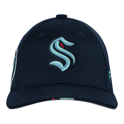 Outerstuff Seattle Kraken Draft Podium Youth Navy Hat