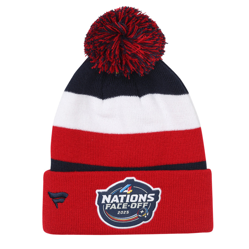 Youth Team Usa 4 Nations Team Cuffed Knit Hat Blue