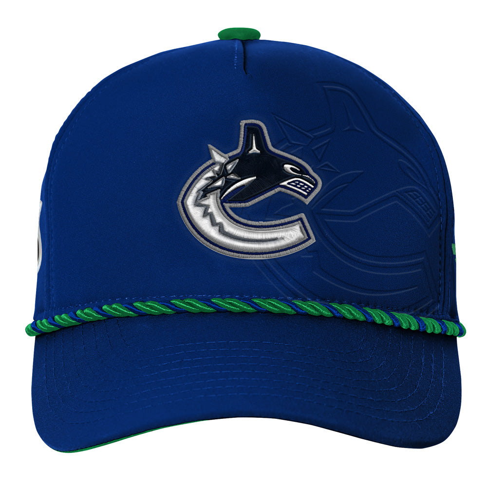 Outerstuff Vancouver Canucks 2026 Draft Podium Youth Blue Hat