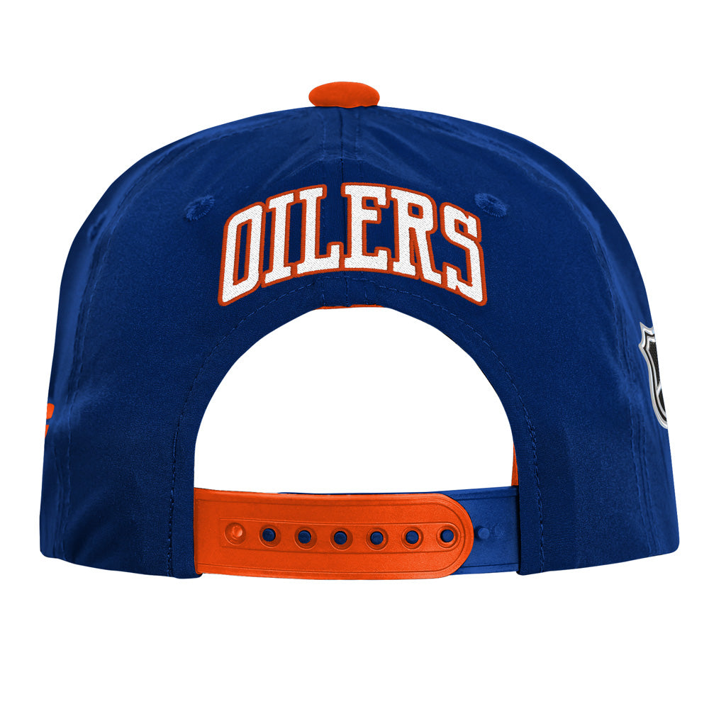 Outerstuff Edmonton Oilers 2026 Draft Podium Youth Blue Hat